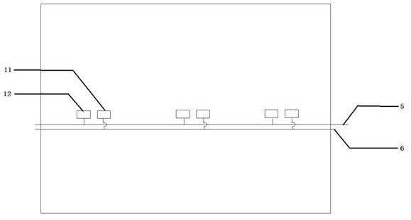 Underground space crack monitoring device and method