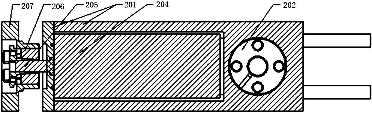 Wheel type pipeline robot steering device