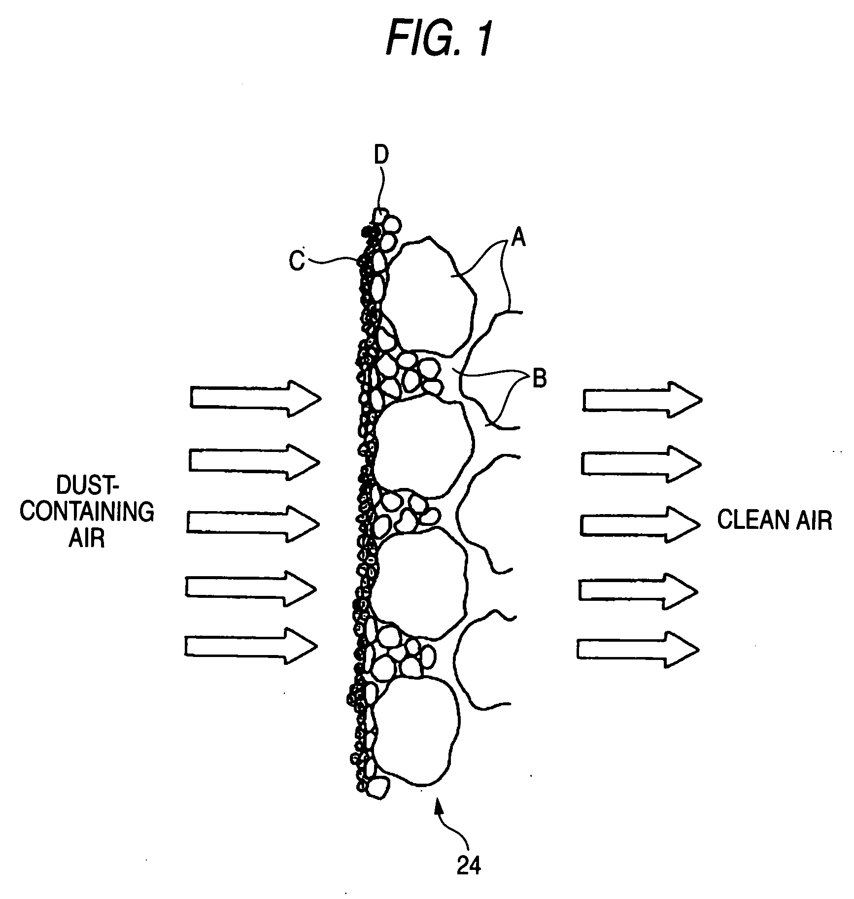 Heat-resistant filter element and method for production thereof