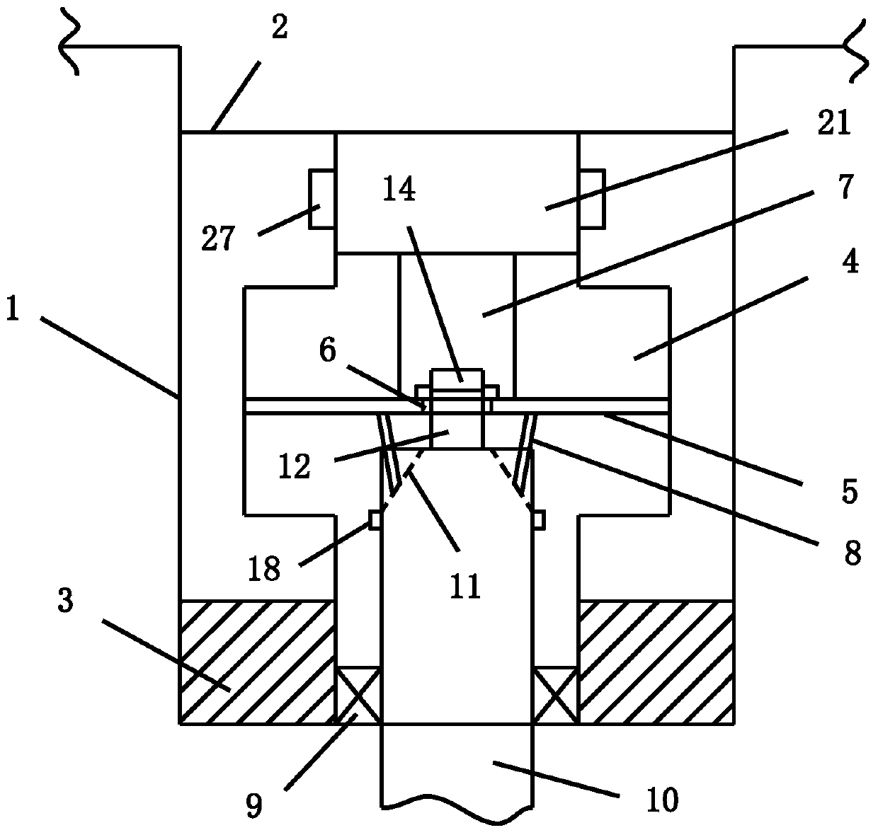 Pressure gauge for high pressure vessel