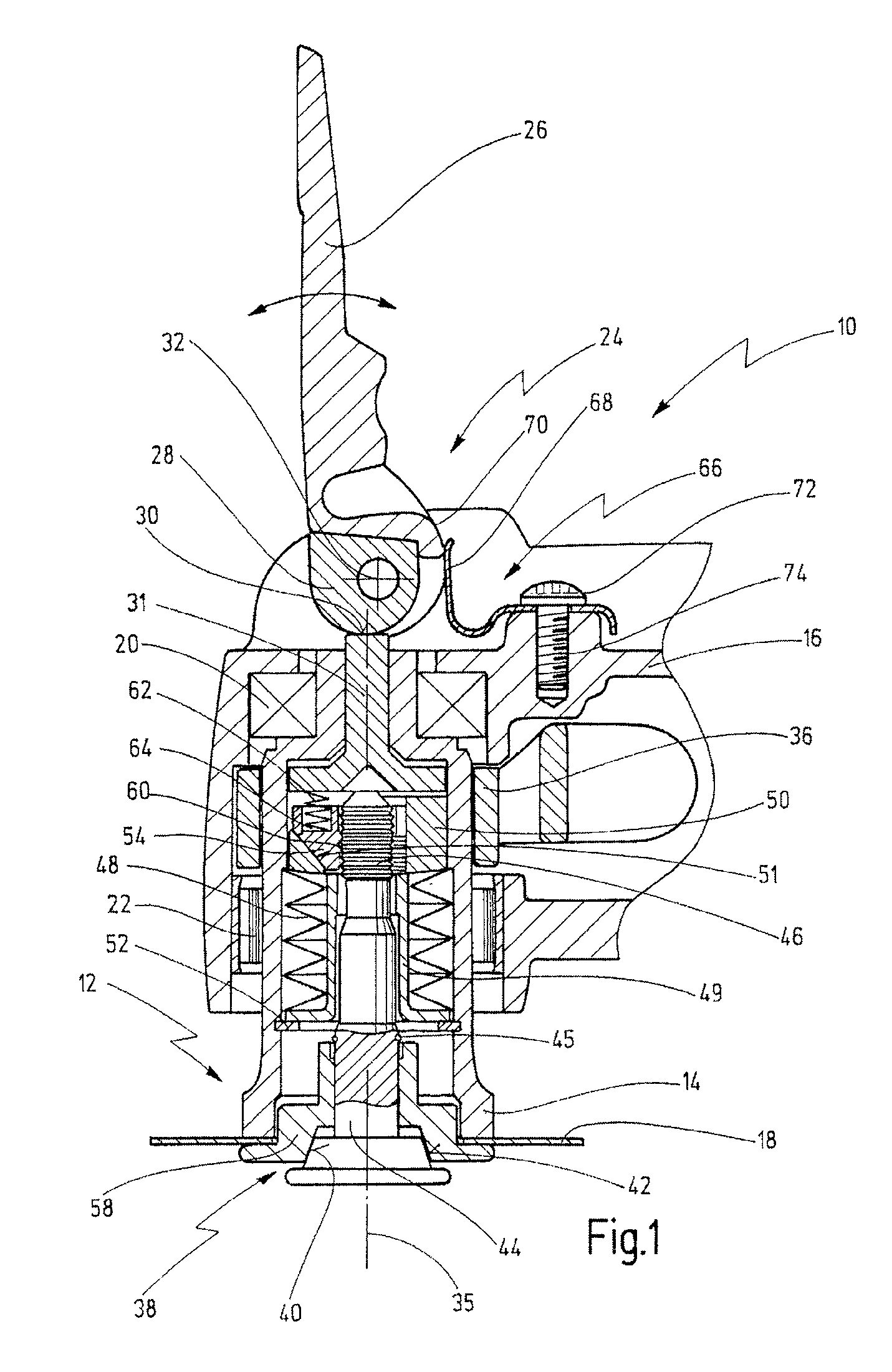 Power-driven hand tool with clamping fixture for a tool