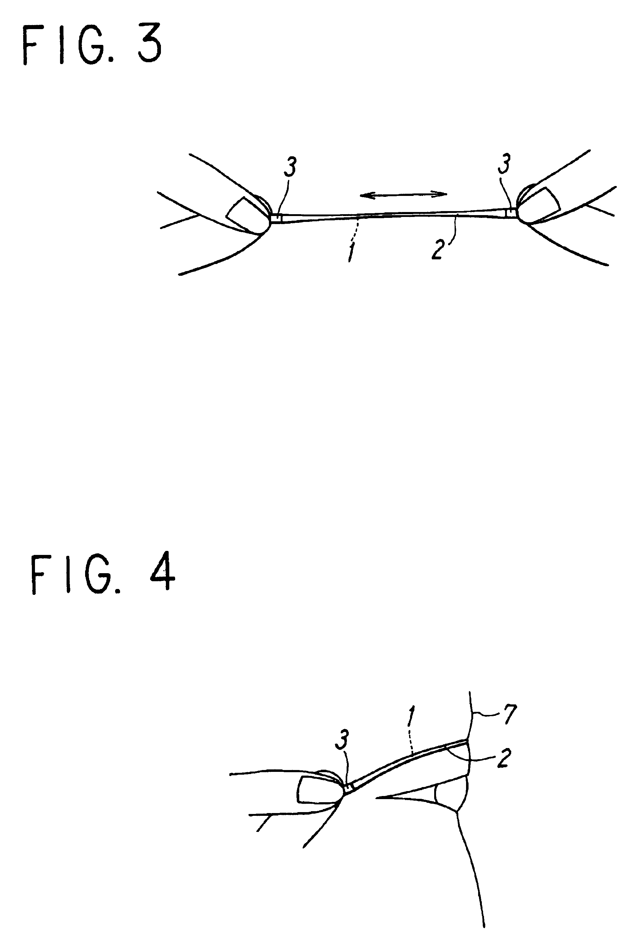 Double eyelid forming tape or string and method of manufacturing the same