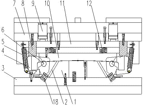 Spinning punch forming method for refrigerator door panel