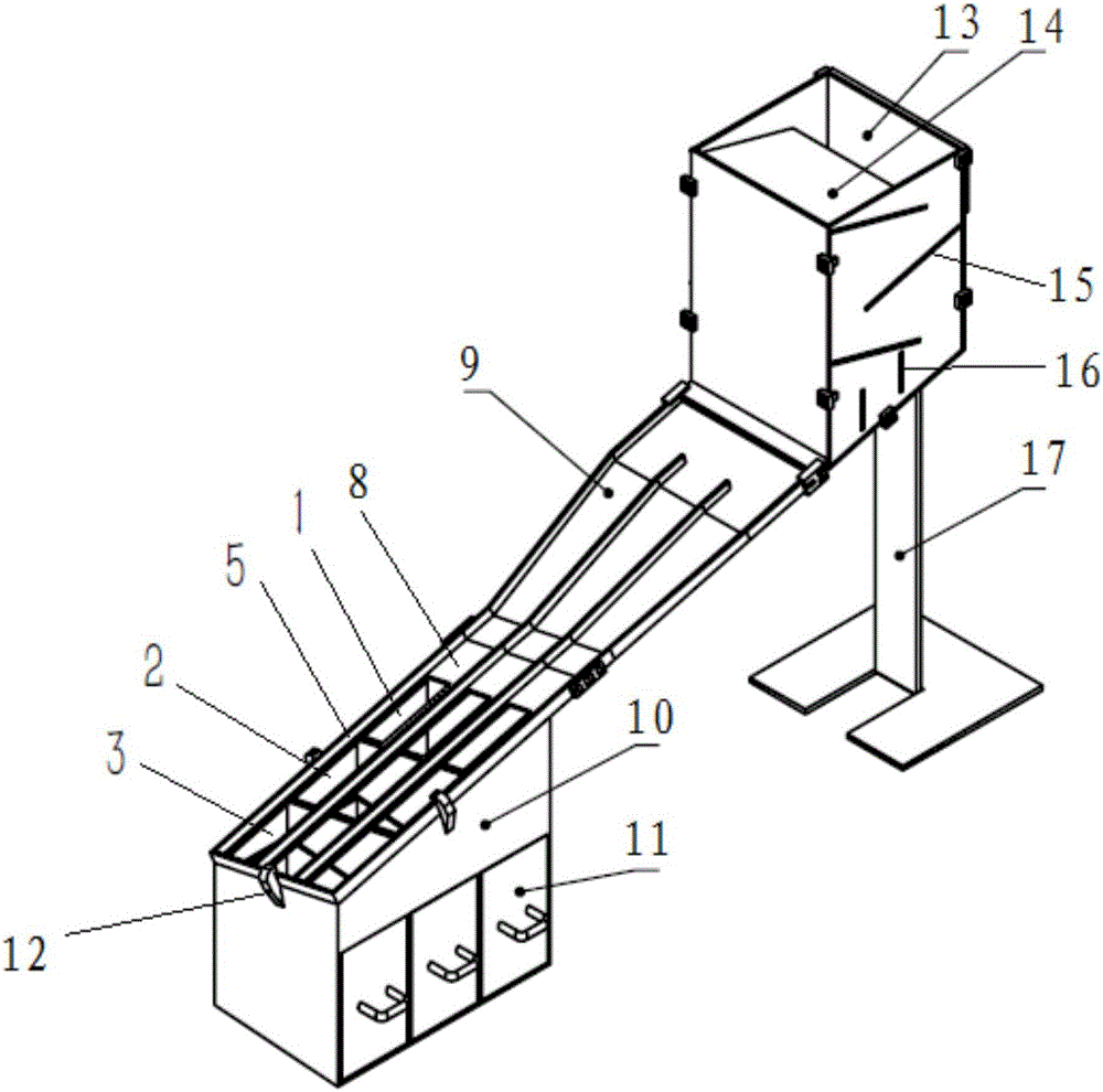 Coin counting and extracting device