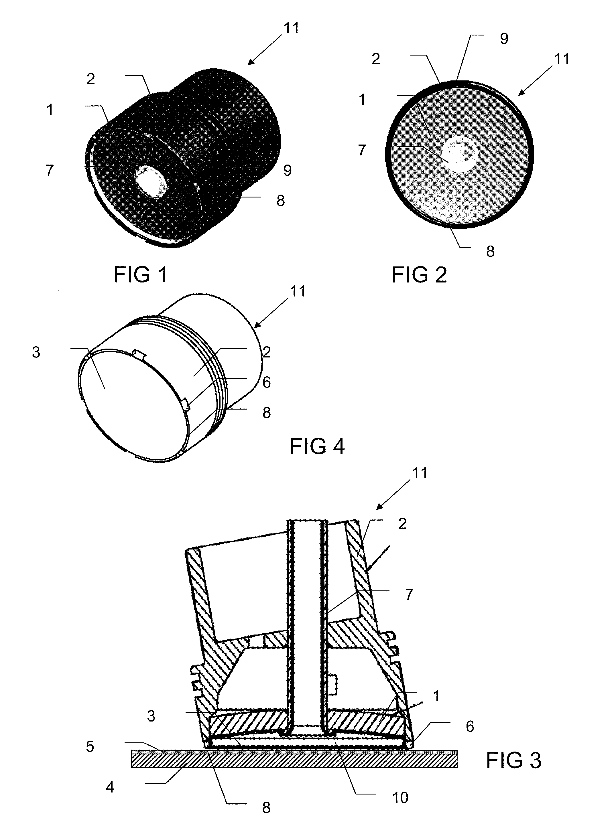Method for manufacturing a membrane and object provided with such a membrane