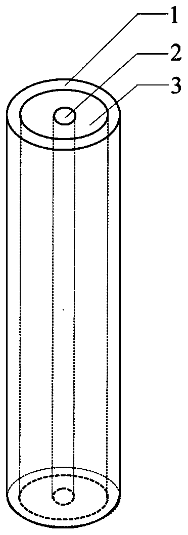 Electret non-woven filtering material with cavity structure, and preparation method thereof