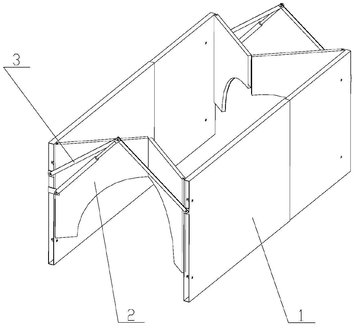 A quick support device for pipeline emergency repair and its use method