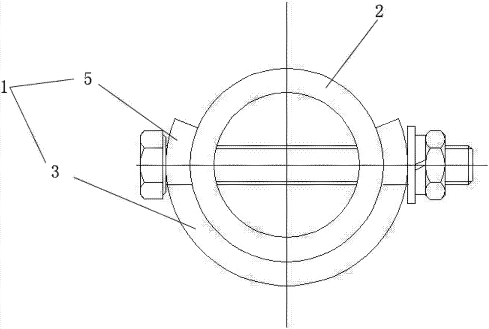 An alarm device for broken rollers used in orbital kilns