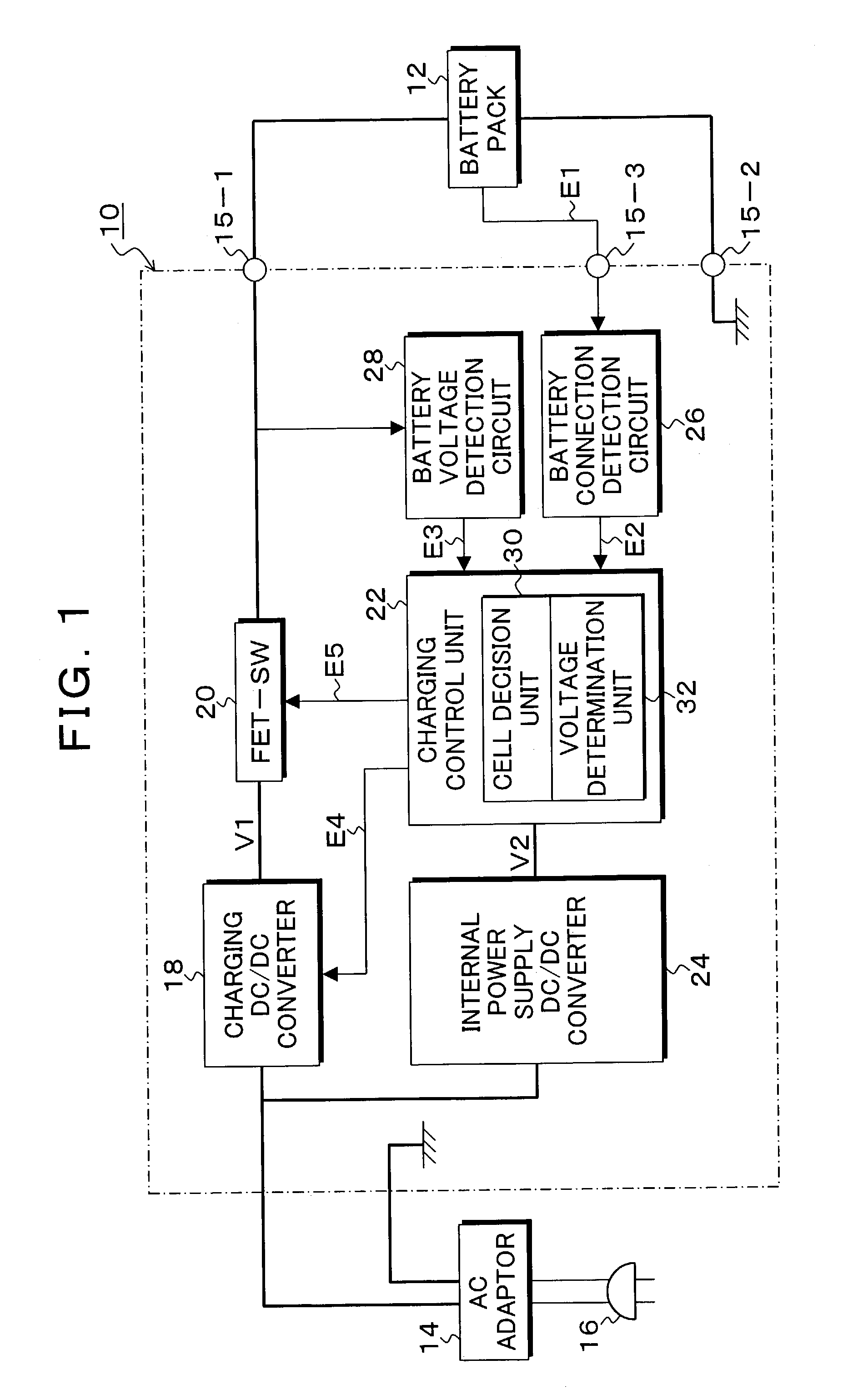 Electric charger and power supply device for portable terminal