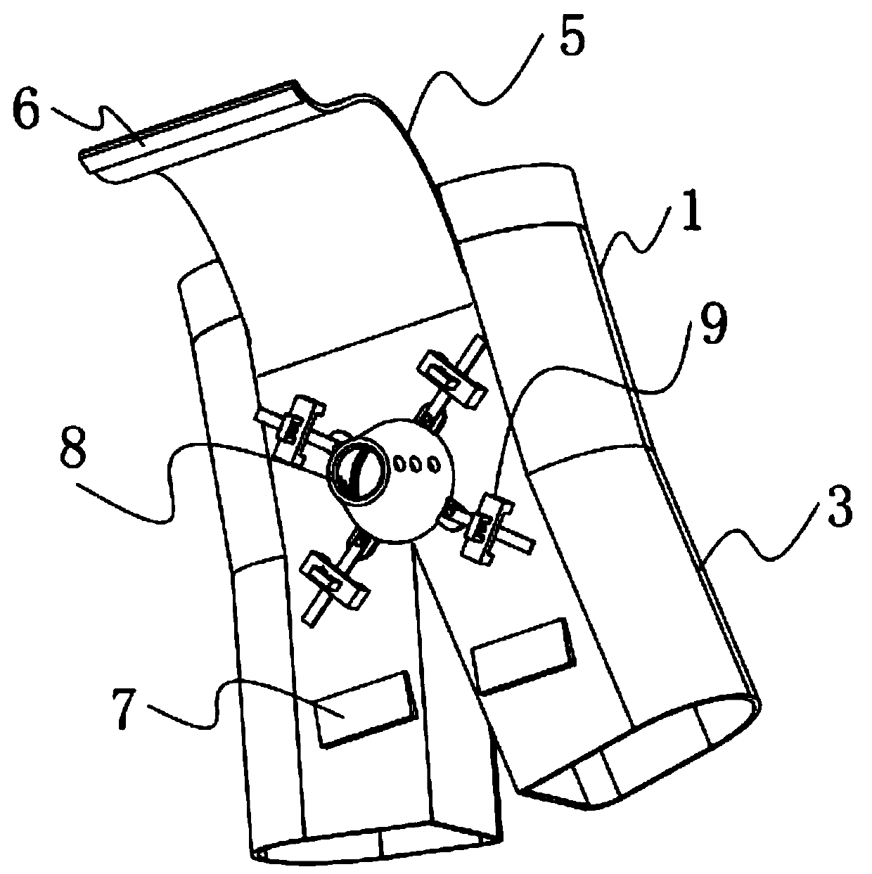 Post-prepuce-resection protective trousers for patient and preparation method of shell of trousers