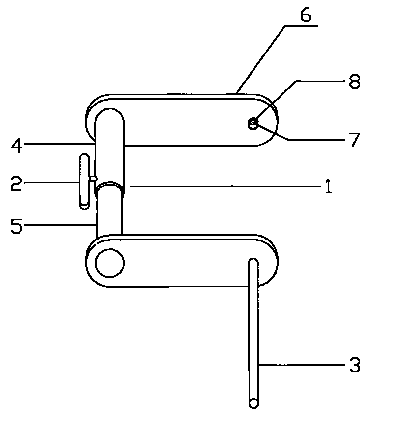 Locator of bone traction steel needle