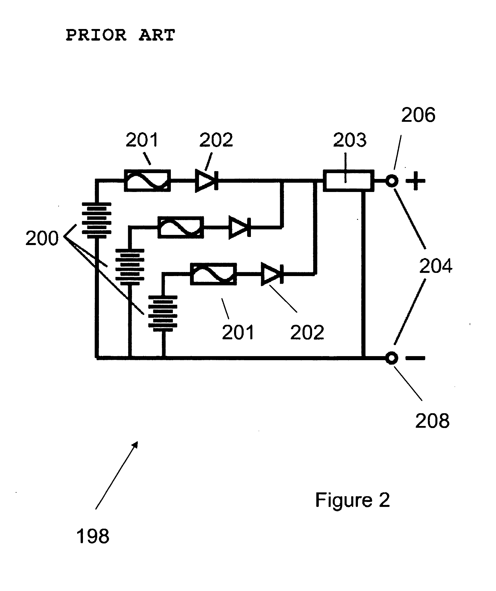 Multi-battery system for high voltage applications with proportional power sharing