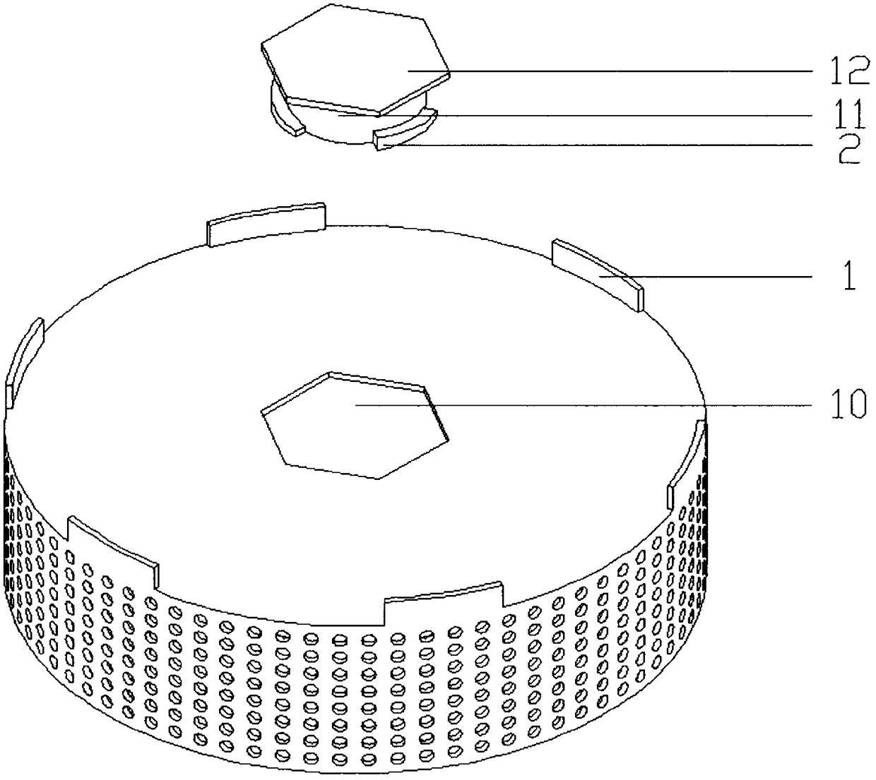 Driven centrifugal unit, manufacturing method and using method of driven centrifugal unit and solid-liquid separation equipment with driven centrifugal unit