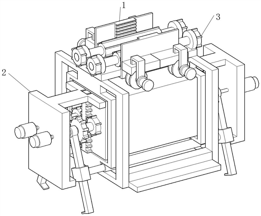 Integrated forming device for steel plate machining