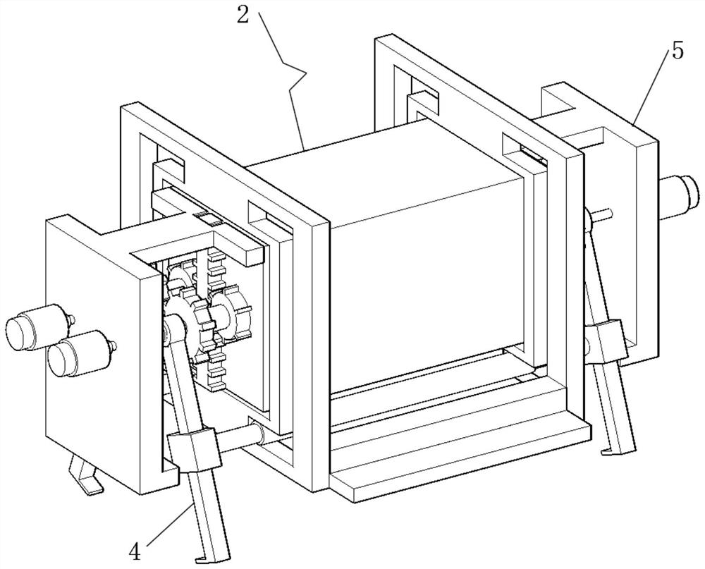 Integrated forming device for steel plate machining