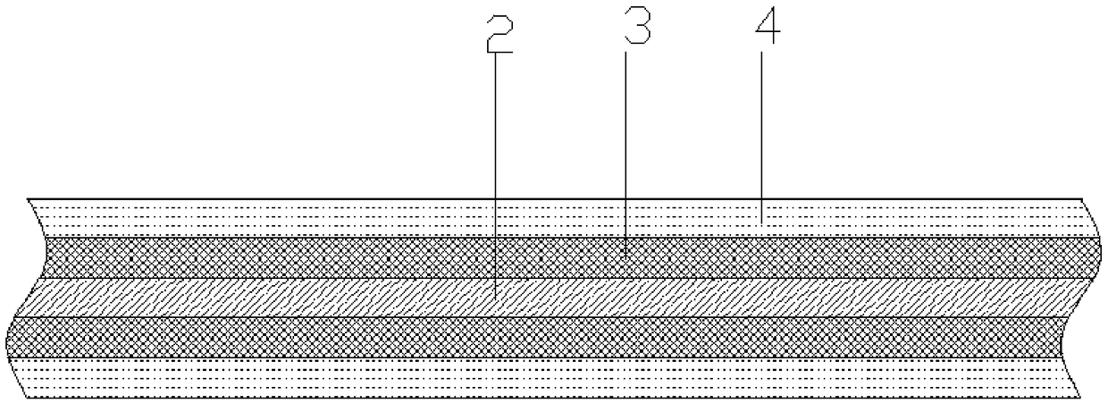 Double-side coated conducting film and preparation method thereof