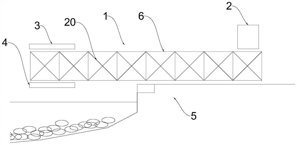 Construction method of fabricated steel trestle