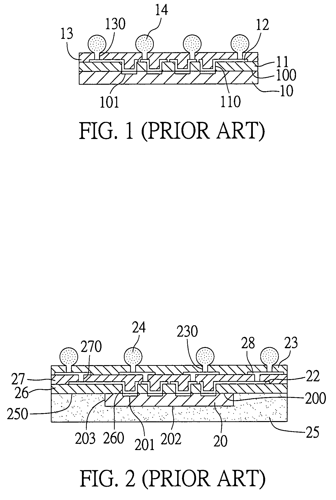 Chip scale package structure with metal pads exposed from an encapsulant