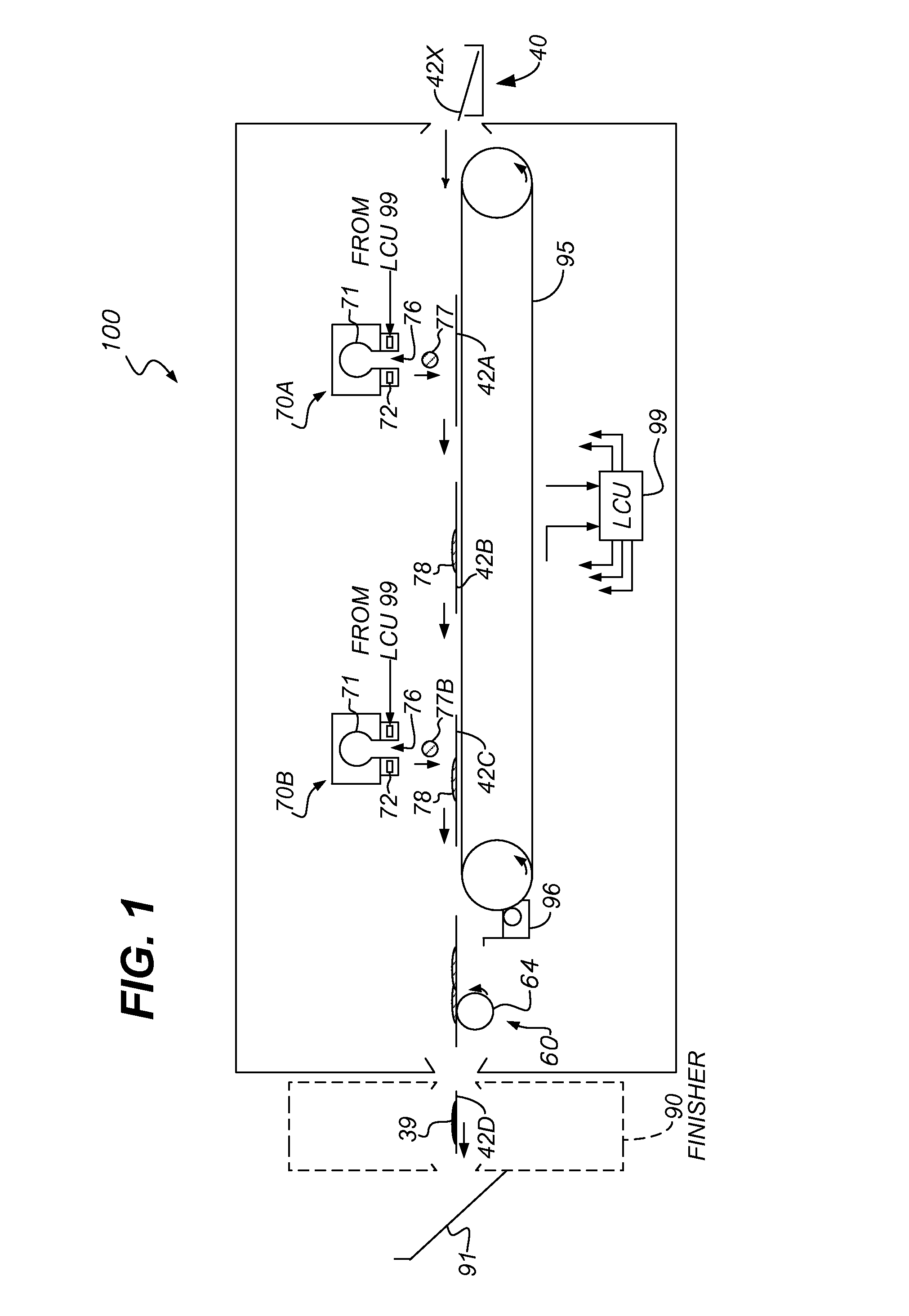 Removing moistening liquid using heating-liquid barrier