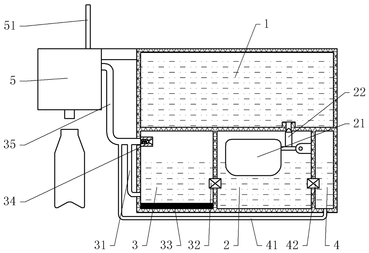 Quantitative beverage brewing device