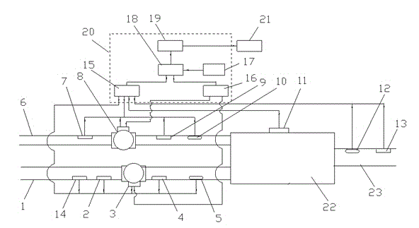 Rotary kiln combustion control device and method