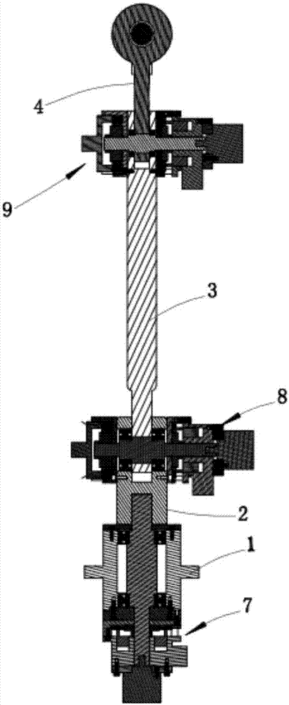Space five-degree-of-freedom mechanical arm