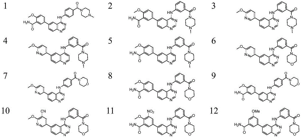 6-aryl substituted quinoline compounds and applications thereof