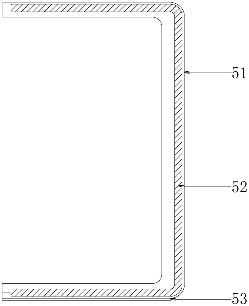 A household refrigerator with increased capacity using pleated sealing strips