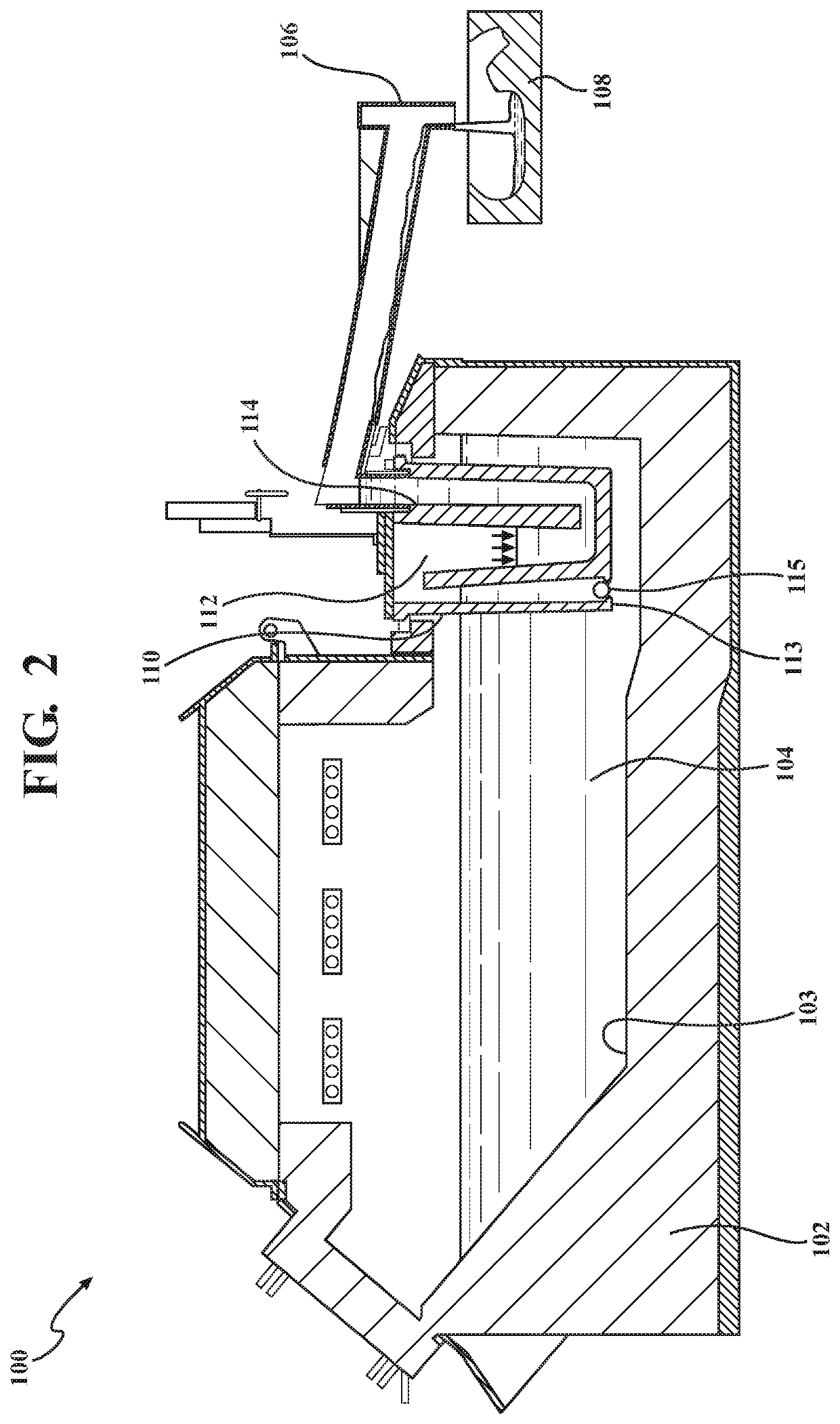 Die casting furnace system with ultrasonic unit for improved molten metal quality