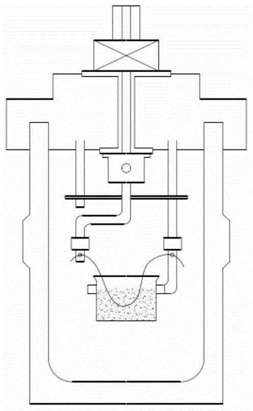 A boron powder combustion calorific value testing device