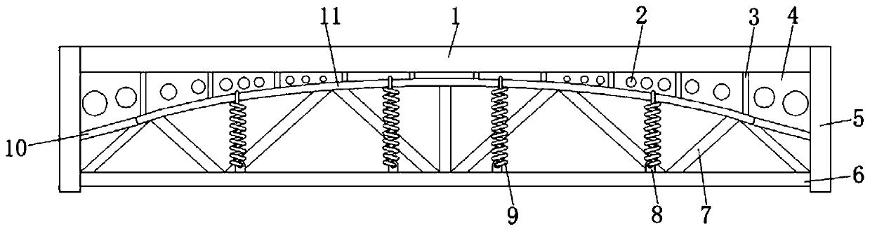 A lightweight anti-deformation automobile beam