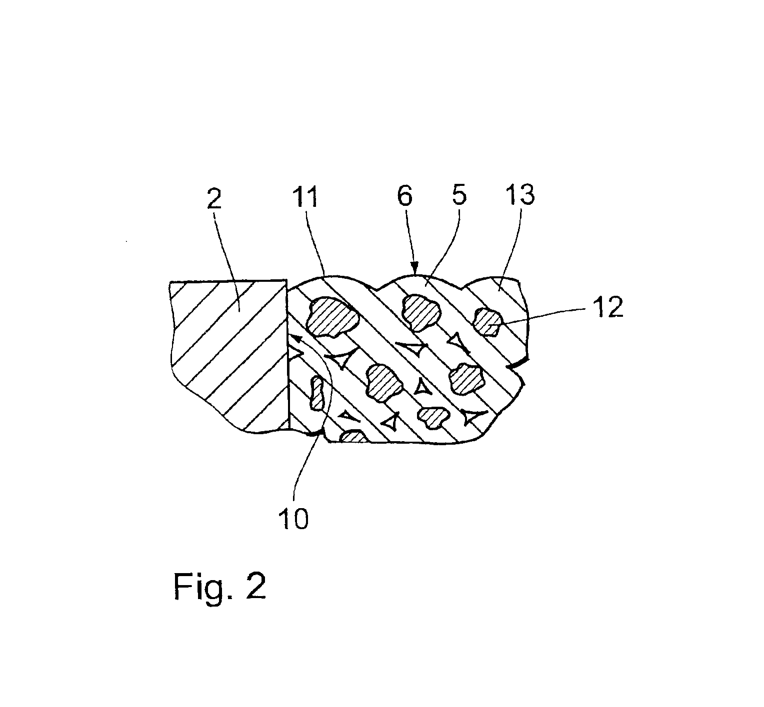 Method of applying a marker element to an implant and an implant provided with a marker element