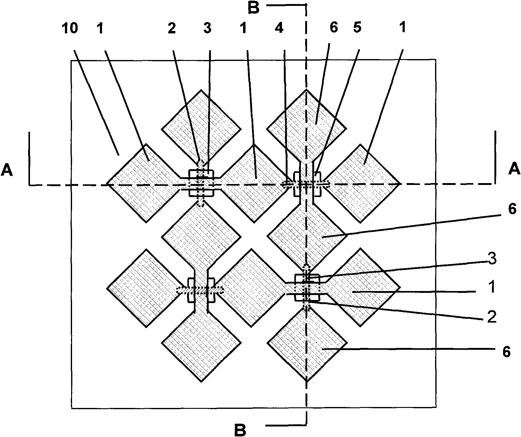 Wiring and manufacturing method of capacitive touch screen