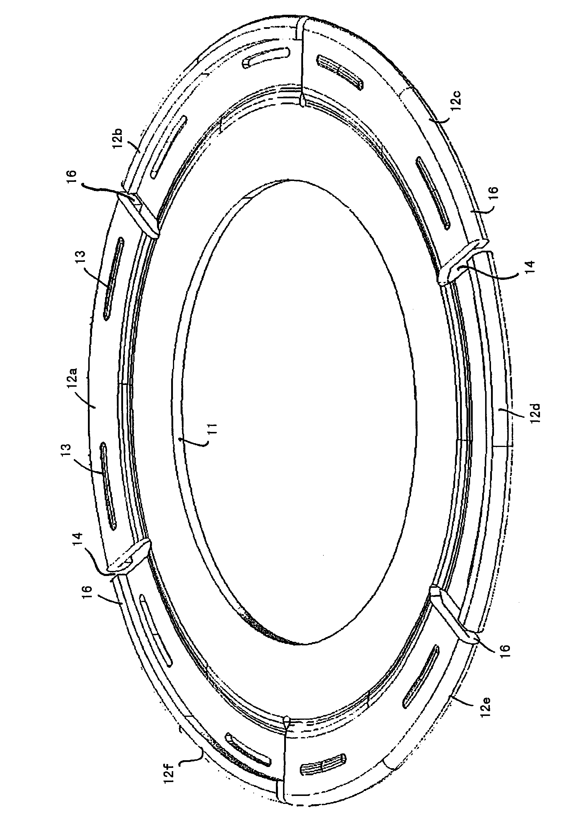 Support member used for clutch apparatus having two friction clutches