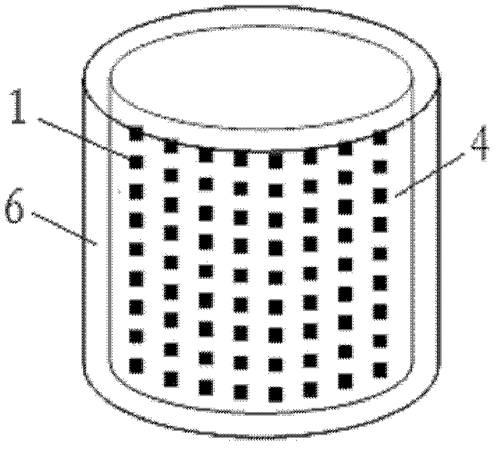 LED (light emitting diode) two-dimensional array light source with flexible circuit substrate