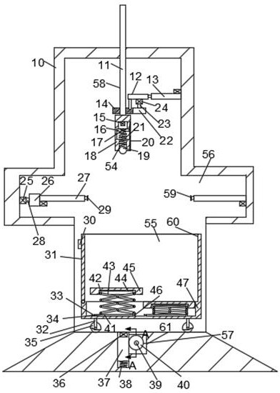 A die steel strength testing device