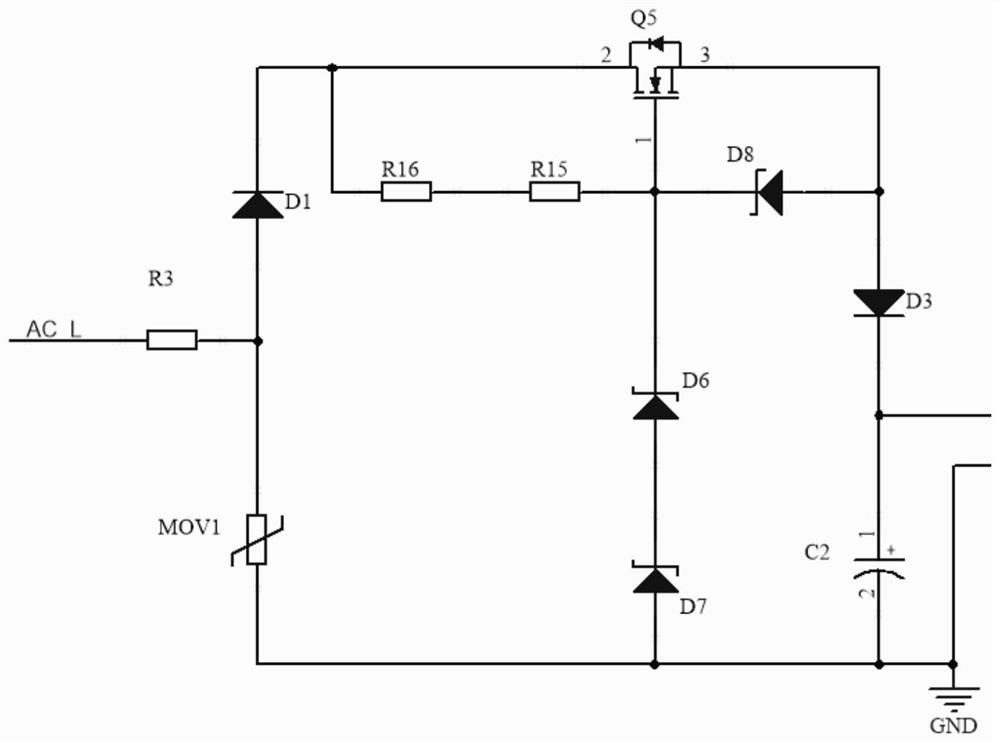 Control device and control method for voltage fault protection