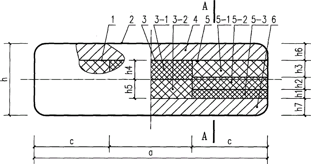 Novel combined type health pillow