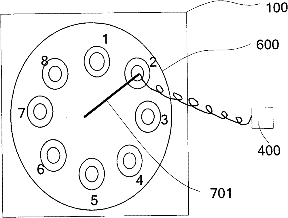 ICP-MS (Inductively Coupled Plasma-Mass Spectrometry) online sampling device and online monitoring method of metal impurities