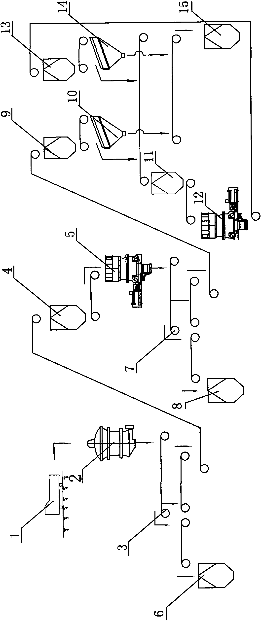 Magnetite dry-separation tailing-discarding pre-separation technology