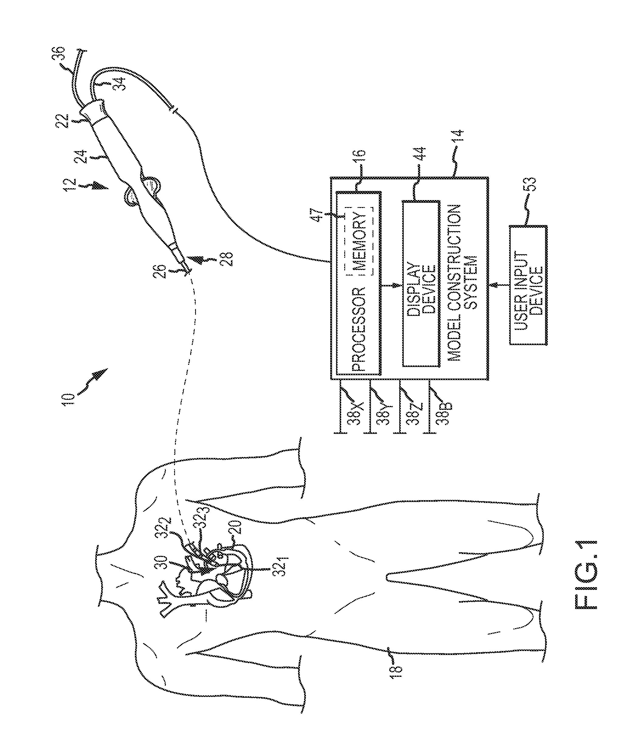 Method and system for generating a multi-dimensional surface model of a geometric structure