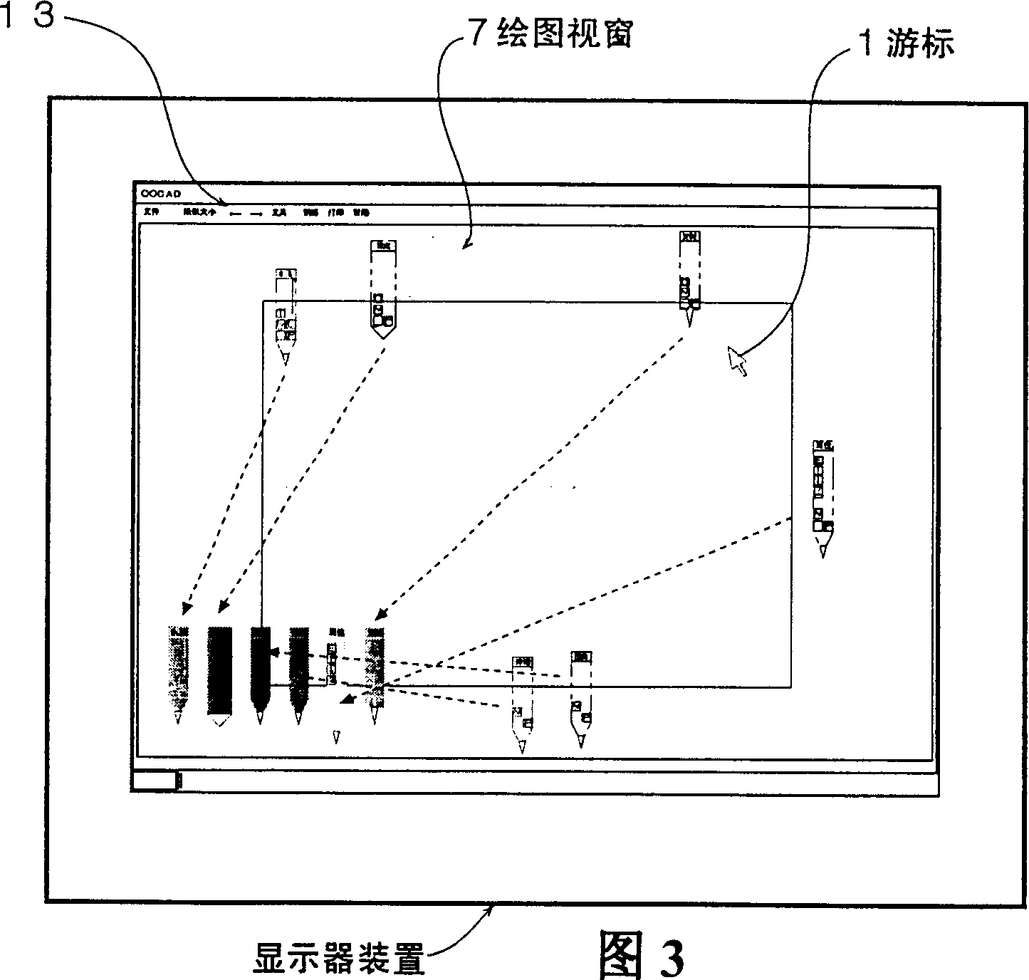 Plotting device and plotting method