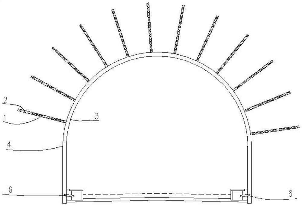Tunnel primary support and waterproof and drainage combined system and construction method