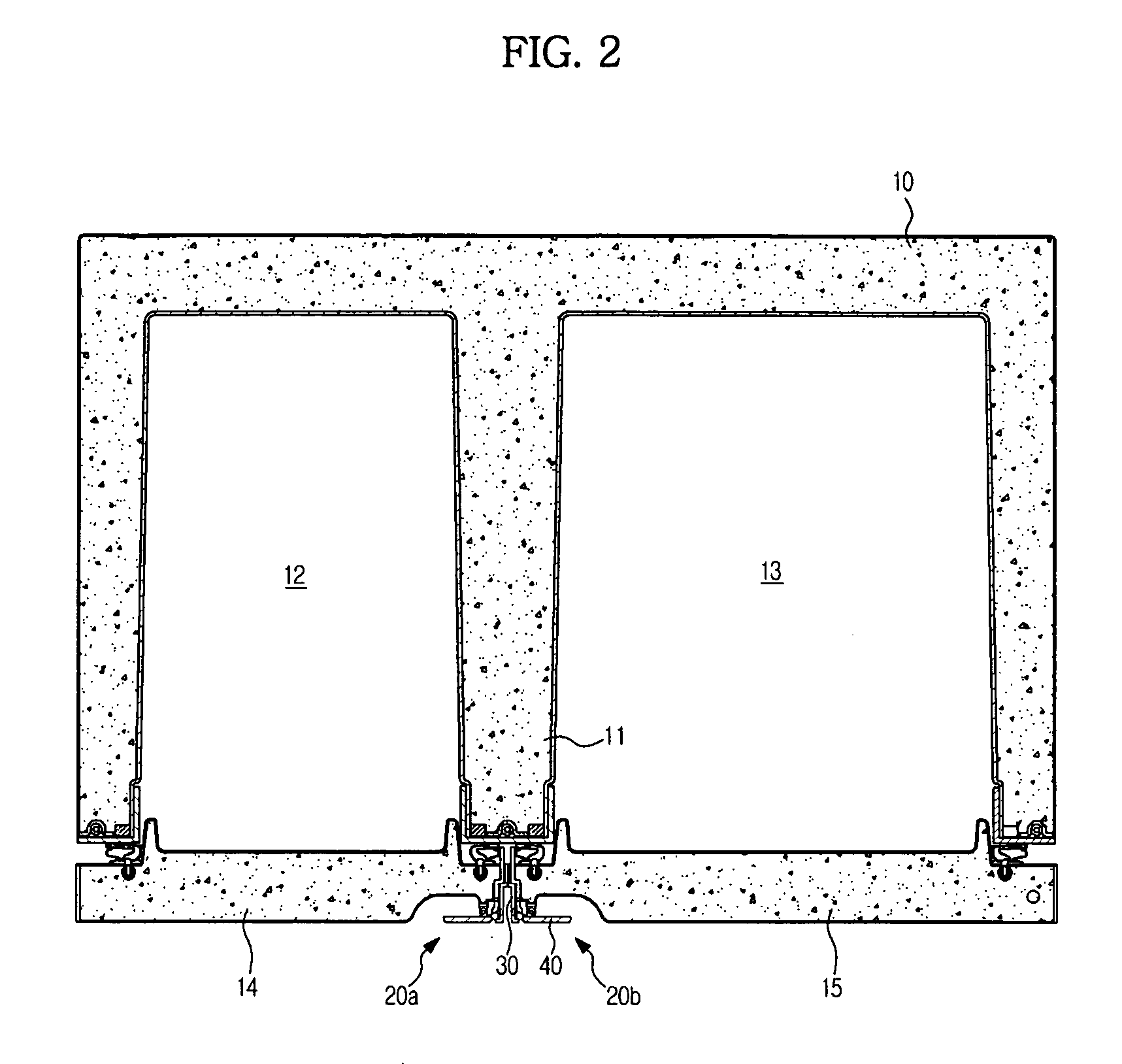 Opening device for refrigerator