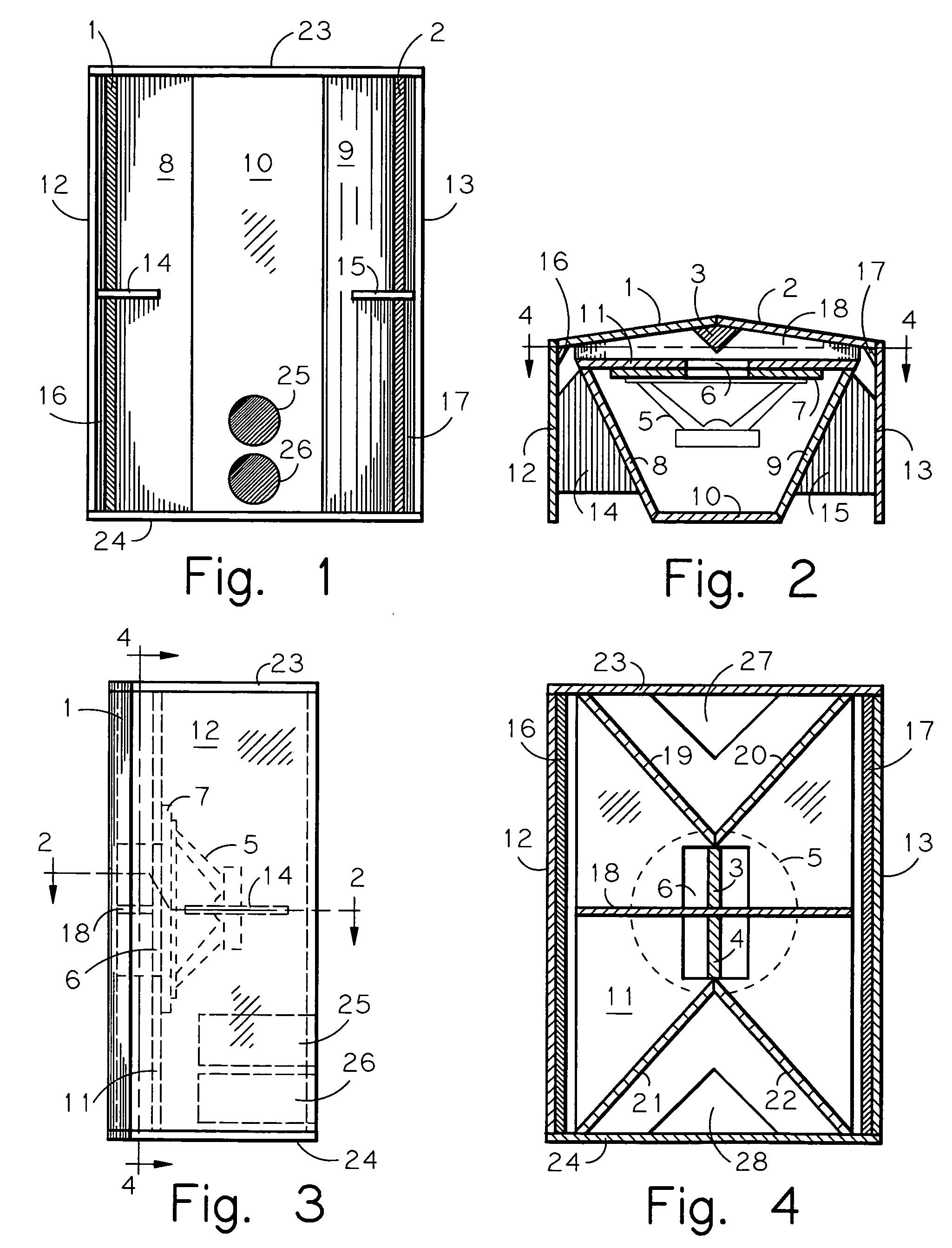 Reflex-ported folded horn enclosure