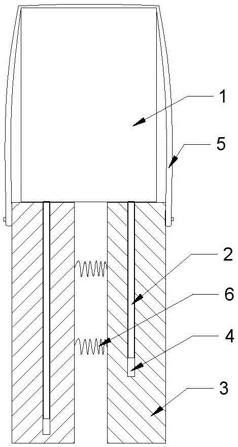 Protective device for protecting pins of electrolytic capacitor