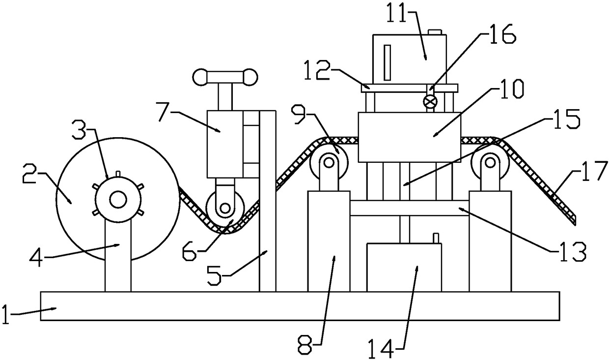 Cleaning type cable winding device