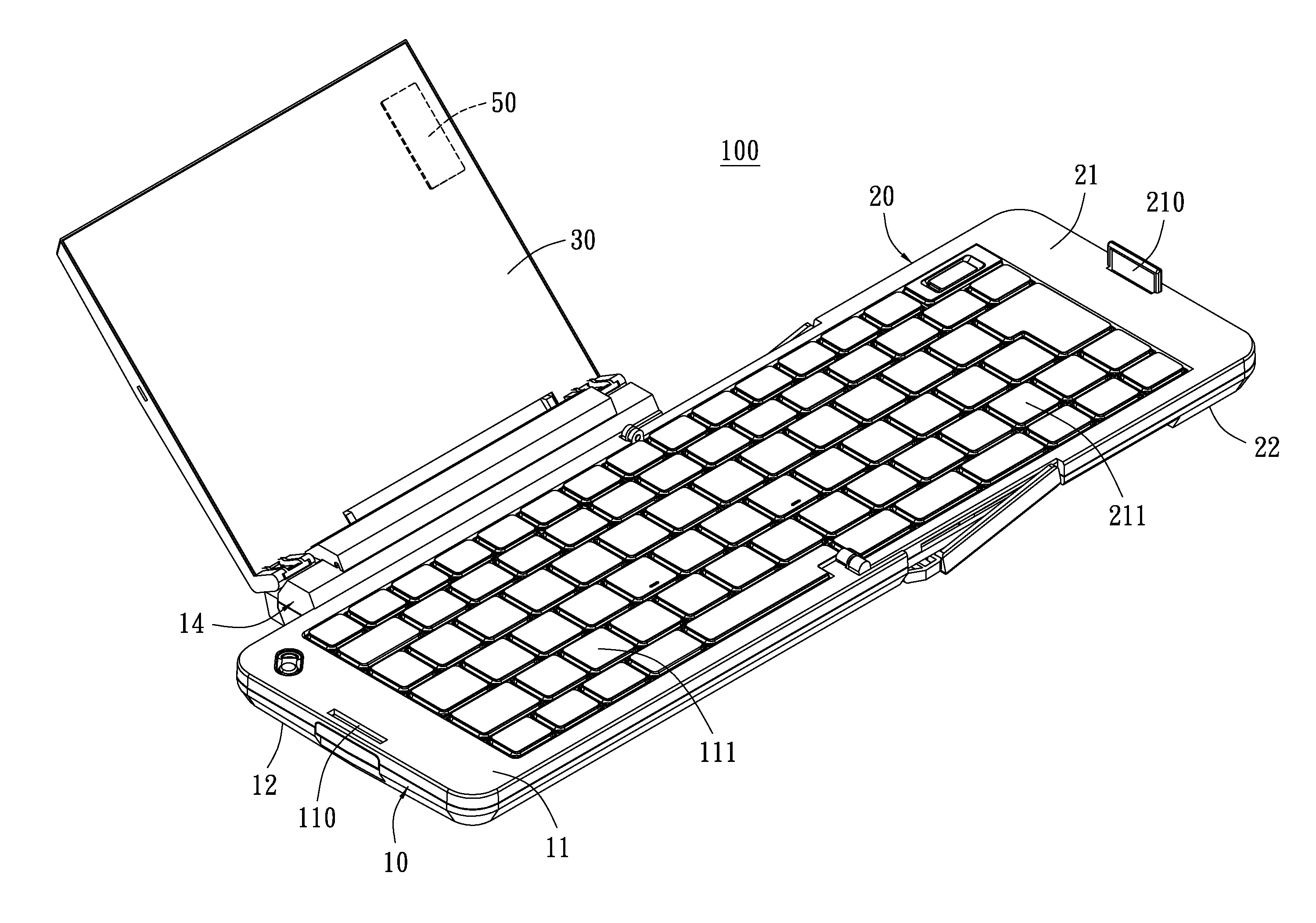 Foldable keyboard