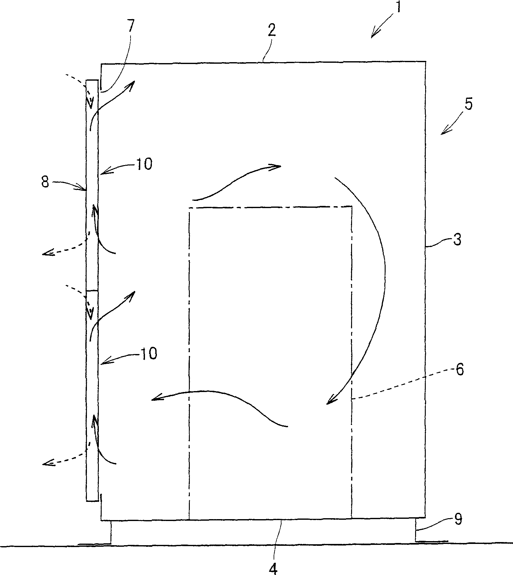 Air conditioner for warehouse