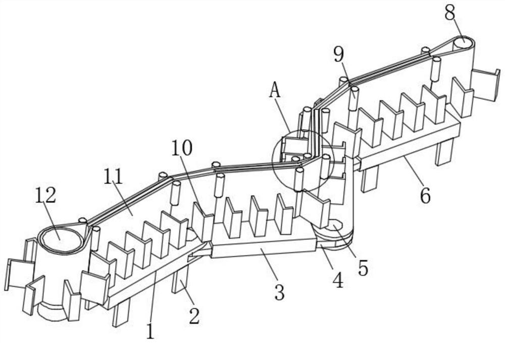 A Serpentine Conveyor Suitable for Narrow Environment